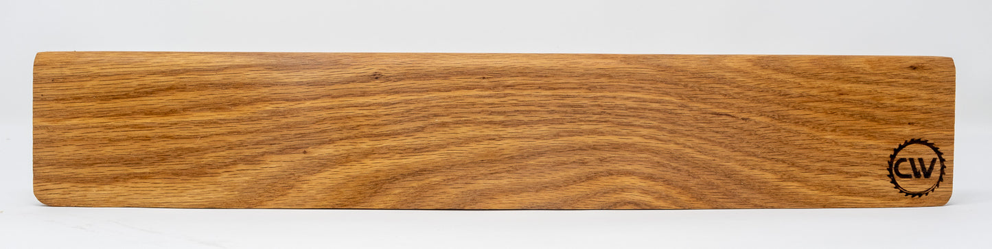 Magnetic Oak Knife Holder