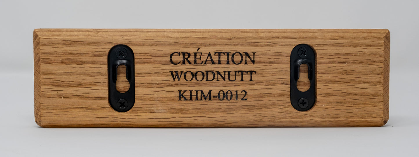 Magnetic Oak Knife Holder