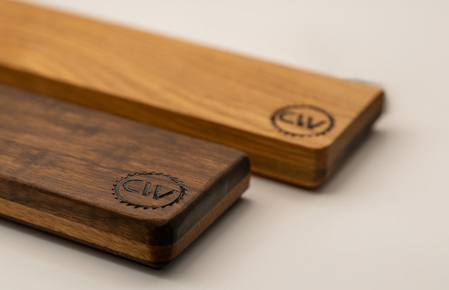 Magnetic Oak Knife Holder