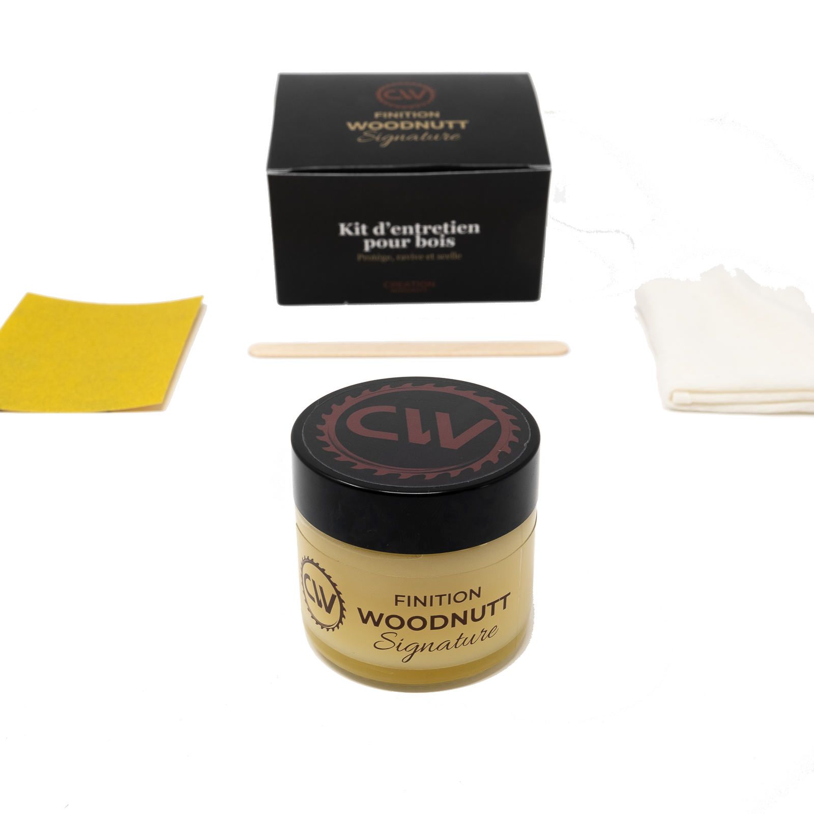 “Finition WoodNutt Signature 60 ml — conditionneur naturel food-safe”